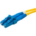 Photo of Senko 932-153-1D2 Premium 125um Singlemode 3mm Duplex Fiber LC Connector w/Blue Boot