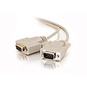 Middle Atlantic DB-9 Serial Male - Female Molded Cable 6ft Beige