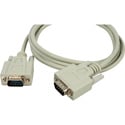 Photo of DB-9 Serial Male - Male Molded Cable 6ft Beige
