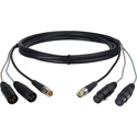 Photo of Laird Canare A2V1 Dual XLR M-F & BNC Dub Cable - 3 Foot