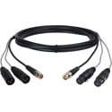 Laird Canare A2V1 Dual XLR M-F & BNC Dub Cable - 50 Foot