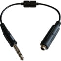Angry Audio HEADPHONE DISCONNECTOR TRSM-TRSF 1/4 inch TRS Male Plug to 1/4 Inch TRS Female Jack
