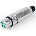 Switchcraft AAA3FZ 3-Pin Female XLR Connector Cable End - Nickel Handle