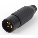 Photo of Switchcraft AAA3MBAUZ 3 Pin XLR-M Cable Mount Gold Pins / Black Metal