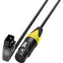 Photo of Laird PowerTap Male to 4-Pin XLR Female DC Power Cable D-Tap - 3 Foot