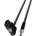 Laird AB-PWR5A-01 DC Power Cable Right Angle PowerTap Male to Locking 2.1mm DC Plug - 1 Foot