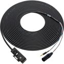 Photo of Sescom Boom Mic to Camera Cable with XLR & 3.5mm Connectors and Beltclip - 50 Foot
