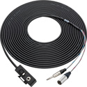 Photo of Sescom Boom Mic 2-Channel XLR Male to 1/4 TS Mono Male Audio Cable with Beltclip - 50 Foot