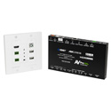 AVPro Edge AC-CXWP-KVM-KIT ConferX HDMI and Bi-Directional USB Wall Plate Transmitter and Receiver via HDBaseT Kit