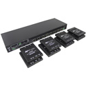 AVPro Edge AC-DA210-HDBT-KIT 2x10 Distribution Amplifier with HDBaseT and 8 Receivers