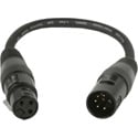 Photo of ACCU-CABLE AC5PM3PFM 5 Pin Male XLR to 3 Pin Female XLR Turnaround