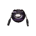 ACCU-CABLE TOUR LINK 5P3 Tour Grade 5-Pin DMX Cable with 3.5 Inch Clear Heat Shrink Tube Strain Relief - 3 Foot