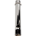 Atlas AD-15B 4-Inch Mic Stand Cable Feed Through Adapter - Chrome Finish - Each