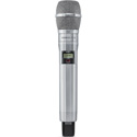 Shure ADX2FD/K9HSN Axient Digital Handheld Transmitter w/ KSM9HS Capsule - Freq Diversity - G57 (470 - 616MHz) - Nickel