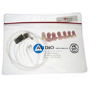 Audio Implements 163-OTSS-R On-Camera Universal Audio Clarifier with Ear Tips for Right Ear Only - Straight Tube
