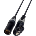 Laird AJ-PWR1-01 Power Cable for AJA KiPro and KiPro Mini - 4-Pin Right Angle XLR-F to 4-Pin XLR-M - 1 Foot