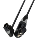 Photo of Laird AJ-PWR2 D-Tap/PowerTap Male to 4-Pin XLR Female DC Power Extension Cable - 1 Foot