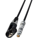 Photo of Laird AJ-PWR4-05 RA 4-Pin XLR Female to Lemo SG AJA KiPro Series Power Cable - 5 Foot