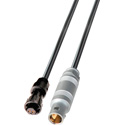 Photo of Laird AJ-PWR8-01 Lemo Split Gender to AJA Type Micro-Con-X 2-Pin Power Cable - 1 Foot