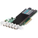 AJA Corvid CRV44-12G-R0-04 8-Lane 12G-SDI PCIe 3.0 x 4 Ch I/O Card - Tall Bracket with Fan - HDBNC - No Cables