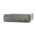 AJA DRM2-PLUS-P1 3RU Rack Frame for AJA Mini-Converters with Passive Faceplate and Single Power Supply