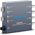 AJA FiDO-4R 4-Channel LC Optical Fiber to 3G-SDI 4K Receiver