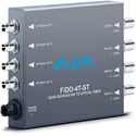 Photo of AJA FiDO-4T-ST 4K/UltraHD Four-channel 3G-SDI to ST Fiber Mini-Converter - Transmitter