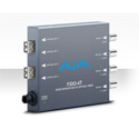 Photo of AJA FiDO-4T-X 4-Channel 3G-SDI to Single-Mode LC Fiber Transmitter (CDWM)