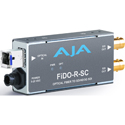 AJA FiDO-R-SC 1-Channel SC Fiber to 3G-SDI Converter w/ Dual SDI Outputs