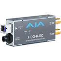 AJA FiDO-R-SC 1-Channel SC Fiber to 3G-SDI Converter w/ Dual SDI Outputs