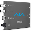 Photo of AJA HA5-12G-T HDMI 2.0 to 12G-SDI Mini-Converter with Single Channel Fiber 12G LC Transmitter