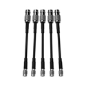 AJA HD-BNC-CABLES Pack of 5 HDBNC Pigtails for KONA 5 / Corvid 44 12G & HDR Image Analyzer 12G