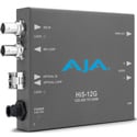 AJA Hi5-12G-TR 12G-SDI to HDMI 2.0 Mini-Converter with LC Fiber Transceiver