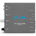 AJA IPT-10G2-HDMI Bridging HDMI to SMPTE ST 2110 Video and Audio IP Encoder with Hitless Switching