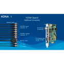 AJA Kona Xpand Optional Connectivity Expansion Breakout Board for KONA X w/ Breakout Cable