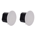 Alfatron ALF-C657D 6.5 Inch 30W Ceiling DANTE Master Speaker and Slave Speaker Pair With Built-In Amplifier