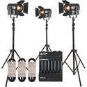 ADJ Basic Stream Pak includes 3 x ADJ Encore FR50Z/3 x ADJ LTS-6/1 x ADJ SDC12/3 x Accu-Cable AC3PDMX15