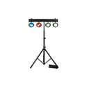 Eliminator Lighting Dotz TPar System Plus Portable Stage Lighting Wash System - 4 Color on Board LED Pairs