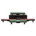 ADJ ELE367 Electrapix Bar 16 Pak Including Four ElectraPix Bar 16 Li-Ion DMX Bars and Robust Road Case
