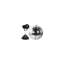 Eliminator Lighting M600EL 16 Inch Mirror Ball Package - Includes Mirror Ball Motor and Pinspot Lighting Fixture