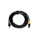 American DJ SIP1MPC25 IP65 Power Twist Lock to Standard 3-Prong Edison Plug Cable - 25 Foot - Black