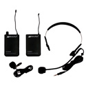 Amplivox S1601 Lapel Microphone Pack with Headset Mic Transmitter & Receiver