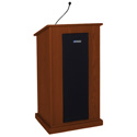 AmpliVox S470-CH Chancellor Lectern - Wired Sound - Cherry