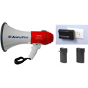 Photo of AmpliVox SB602R Mity-Meg 25 Watt Megaphone with Rechargeable Lithiumon Battery Bundle