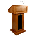 Photo of Amplivox SS3020CH Victoria Lectern with Sound - Cherry