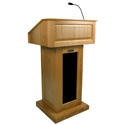 Photo of Amplivox SS3020OK Victoria Lectern with Sound - Oak