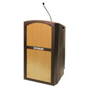 Photo of Amplivox ST3250-MP Pinnacle Sound Ready Full Height Lectern with Maple Panel
