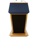 Photo of SW3045MH Patriot Plus Lectern - Oak - Wireless Handheld Mic