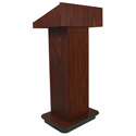 Photo of W505MH Executive Non-sound Column Lectern - Mahogany