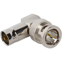 Photo of Amphenol 031-9-75-12G BNC Jack to BNC Plug Adapter - Right Angle - 12G Optimized - 75 Ohm